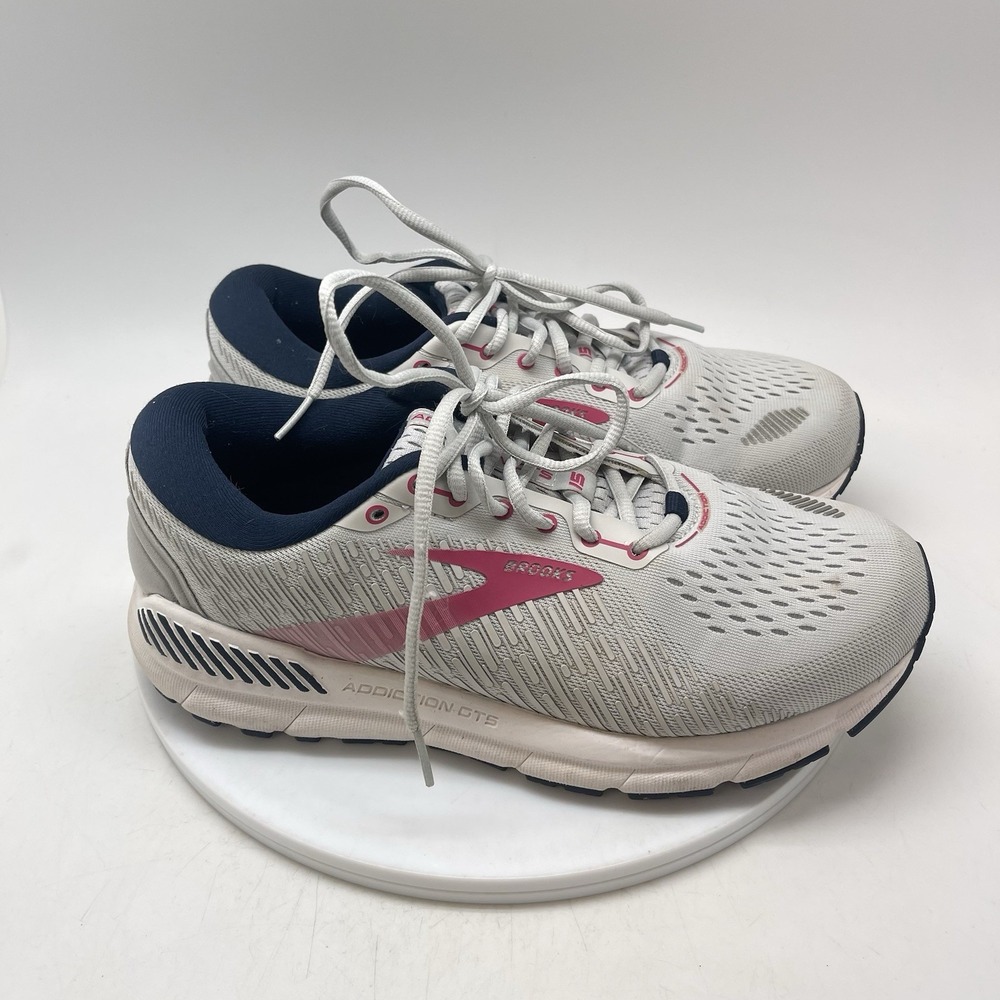 Brooks Sneakers Womens 9 2E Addiction GTS 15 Gray Athletic Gym Shoes 1203522E054